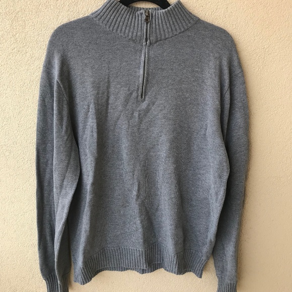 J. Crew Factory Other - J. Crew Factory Gray Quarter Zip Sweater